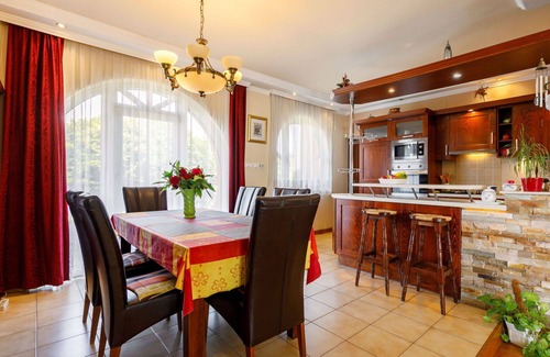 Balatonlelle House | Stunning private villa for 15 people with WIFI, A/C, private pool, TV, terrace and pets allowed