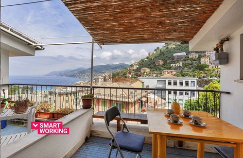 Camogli Apartment | Stunning Sea View Apartment with Terrace in Camogli by Wonderful Italy