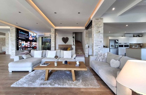 California - Pezou Villa | Stunning Sea View Caribbean Style Villa, Fitness & Leisure Area, Pool & Jacuzzi