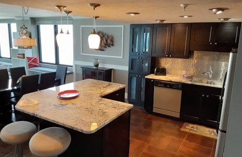 Biltmore Beach Condo | STUNNING SUNSETS 2BR Luxury Ocean Front Condo with Free seasonal beach service n
