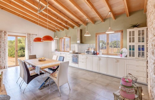 Ses Salines House | Stunning Villa Can Xesquet with Mountain View, Wi-Fi
