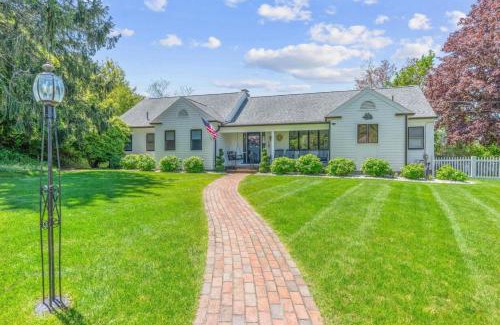 Dennis Port House | Stunning Waterfront Home with Hot Tub Deck Fire Pits and Office
