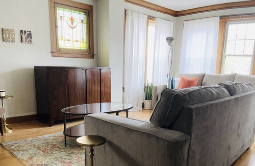 Little Village Apartment | Style. Culture. History. Affordable City Living. Gorgeous Stain Glass Windows.