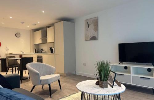 Bordesley Apartment | Stylish 1-Bedroom Apartment Sleeps 3 in central Birmingham
