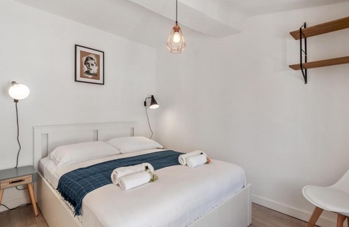 Quartier du Panier Apartment | Stylish 1-bedroom with AC Panier district of Marseille Welkeys