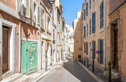 Quartier du Panier Apartment | Stylish 1-bedroom with AC Panier district of Marseille Welkeys