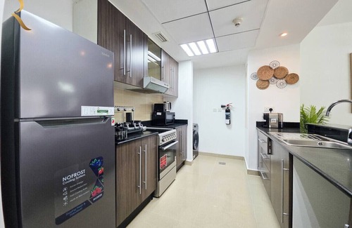Abu Dhabi Apartment | Stylish 1BR with Dining, Balcony & Kitchen Al Reef
