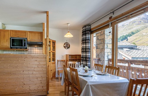 Val-d'Isere Apartment | Stylish Apartment with Balcony, Garage, and Ski-In/Ski-Out Access in Val-d'Isère