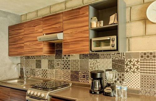 Downtown Guadalajara Apartment | Stylish Designer Loft w/Gym & Coworking | 2 BD | Tribu Colón