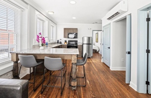 Conway Apartment | Stylish & Modern Private Retreat by Main Street!