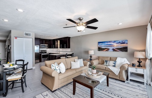 Seagrove Beach Condo | Stylish oceanfront condo w/pool access, private W/D, ocean views, & central AC