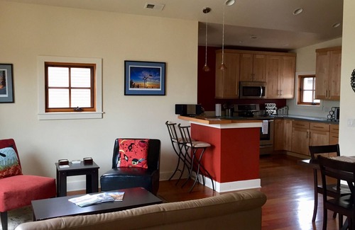 Whitefish Condo | Stylish Railway Loft in the Heart of Whitefish - walking distance to downtown!