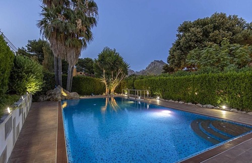 Cala San Vicente Villa | Stylish Villa, Large Private Pool, Impressive Gardens & Views in Cala San Vicente 700 m to Beaches!