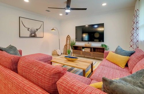 Ogden House | Stylish Wilmington Home Rental: 6 Mi to Beaches!