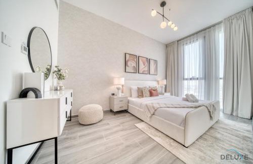 Dubai Production City Apartment | Suave 2BR with Assistant Room at Mesk 1 Midtown Dubai Production City by Deluxe Holiday Homes