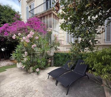 Prado - Republique Apartment | Sublime appartement luxe T3 incroyable Jardin Plein cœur Cannes