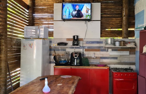 Barra Grande Ski Chalet | Suite with private bathroom, individual entrance and outdoor kitchen.