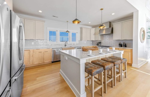 Hatteras House | SUMMER SAVINGS - Oceanfront Dog Friendly w/Pool, Hot Tub, Elevator, & Much More