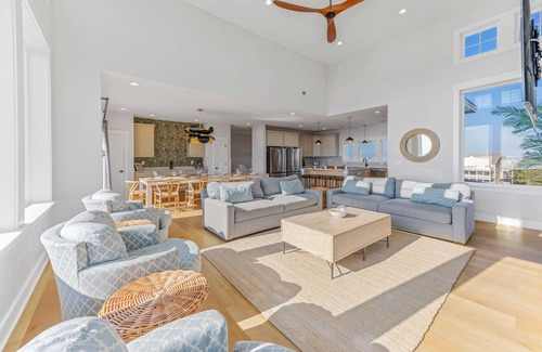 Hatteras House | SUMMER SAVINGS - Oceanfront Dog Friendly w/Pool, Hot Tub, Elevator, & Much More