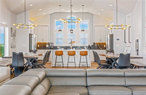 Avon House | SUMMER SAVINGS - Premier Soundfront w/Pool, Hot Tub, Elevator, Theater/Game Rms