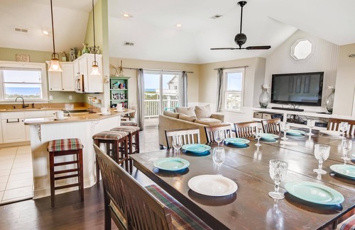 Wind Over Waves House | SUMMER SAVINGS - Soundside Home w/Private Pool, Cabana, Pool Table and More