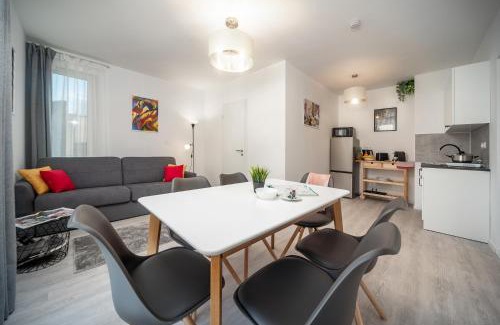 Corvin negyed Apartment | Sunlit Heaven 2-BDR Apartments