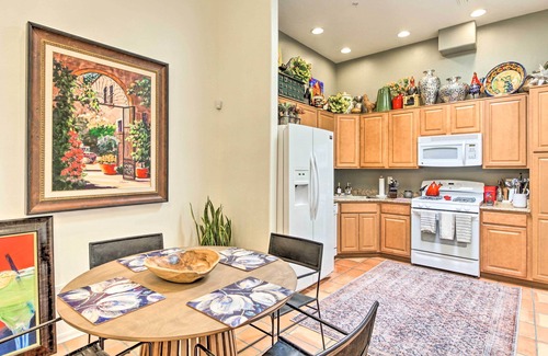 Tumacacori Apartment | Sunny Adobe Retreat w/Hot Tub & Mtn Views!