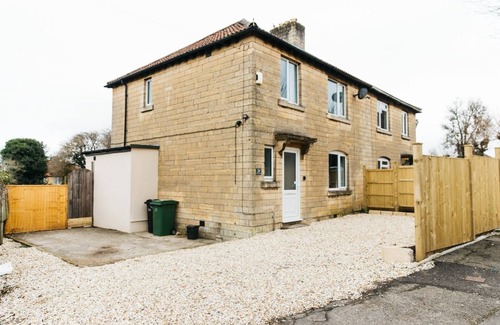 Bath House | Sunny Home With Hot Tub, En-Suites & Free Parking