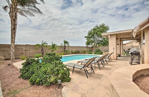 Yuma Cottage | Sunny Yuma Retreat w/Private Pool & Grill!