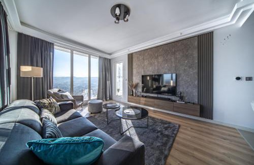 Skopje Region Apartment | Sunrise Sky Lux Apartment, 33rd floor, Pool and Fitness Included