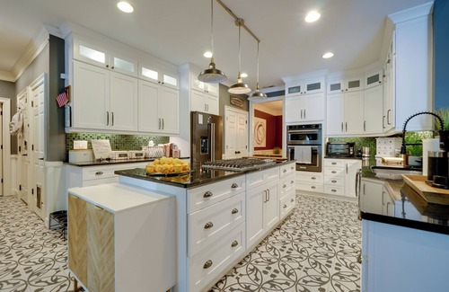 Ogden House | Sunroom, Deck & Spa: Luxe Wilmington Home!