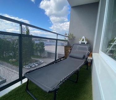 Nove Mesto Apartment | Sunset view, near the airport & private parking