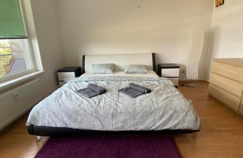 Nove Mesto Apartment | Sunset view, near the airport & private parking