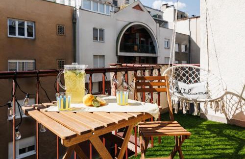 Dorcol Apartment | Sunwave with Terrace Old Town Renovated