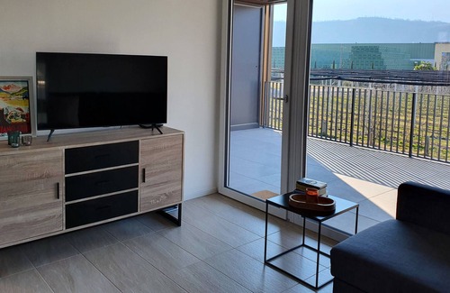 Bolzano Condo | Super new apartment Bozen Süd with outdoor pool in the middle of apple fields