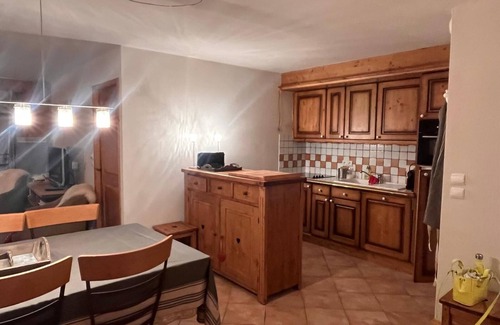Villard-sur-Doron Apartment | Superb, cozy mountain apartment with shared pool.