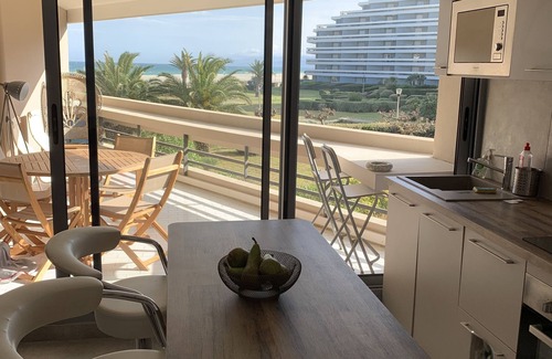 La Cote Radieuse Apartment | Superb renovated apartment of 45 m2 on the seafront with large terrace