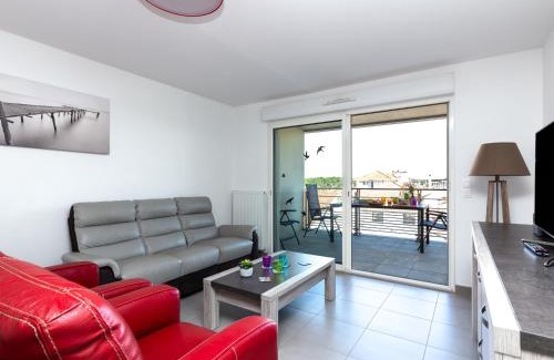 Capbreton Apartment | Superbe appartement neuf à deux pas de la plage avec balcon et parking privé à Capbreton - FR-1-239-387