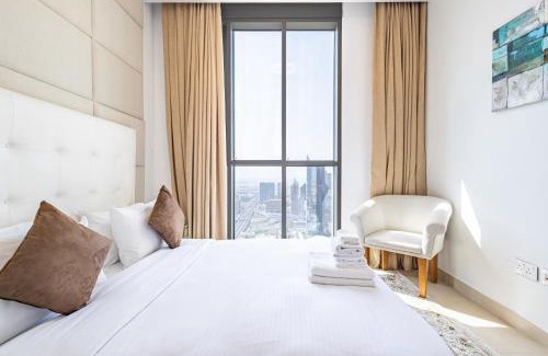 Za'abeel 2 Apartment | Superhost- Elegant Downtown 3BR , Burj Khalifa View