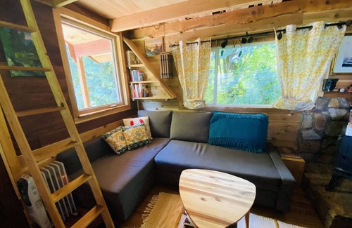 Clatskanie Cabin | Swedish Cabin in the Woods with Columbia River Views
