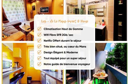 Republique Apartment | Sweet & Home - Centre-ville & Proche Circuit des 24H - Climatisé - Parking - by Le Mans City