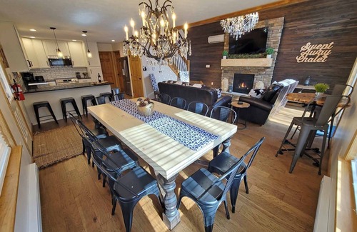 Albrightsville Ski Chalet | Swept Away Chalet - Luxurious NEW 6 BR Sleeps 16