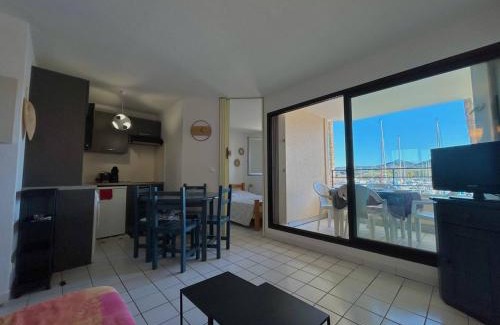 Plage d'Argeles Apartment | T2 cabine 4 pers. près plage, parking, vue port - Argelès - FR-1-388-90
