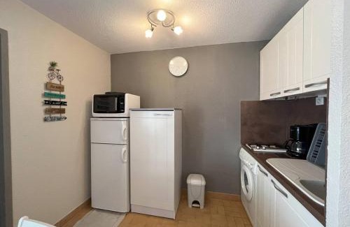 Cap d'Agde Apartment | T2 Cabine rénové Cap d'Agde: 4 pers, parking, prox plages - FR-1-749-74