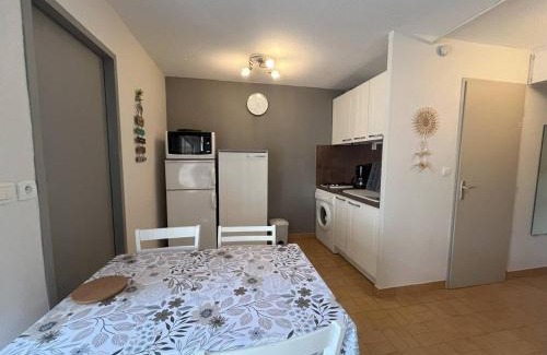 Cap d'Agde Apartment | T2 Cabine rénové Cap d'Agde: 4 pers, parking, prox plages - FR-1-749-74