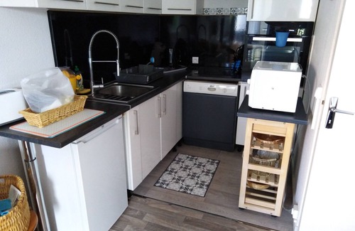 Saint-Cyprien Plage Apartment | T2 Garden level, Modern and Cozy with direct access to "Lagoon Beach"