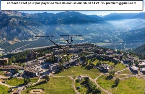 Pra Loup Apartment | T2 Immeuble Chanteclerc 6 personnes 37m2 PRALOUP 1600