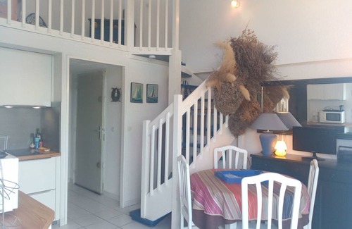 Saint-Cyprien Plage Apartment | T3 Mezzanine, 6 pax, Pool, Beach, Parking, Pets OK