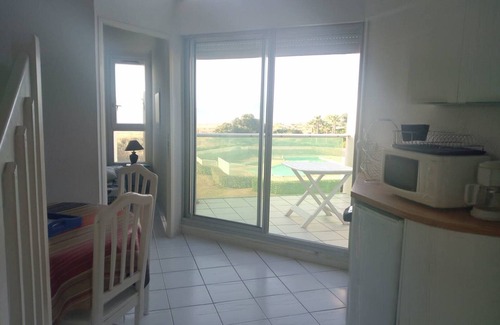 Saint-Cyprien Plage Apartment | T3 Mezzanine, 6 pax, Pool, Beach, Parking, Pets OK