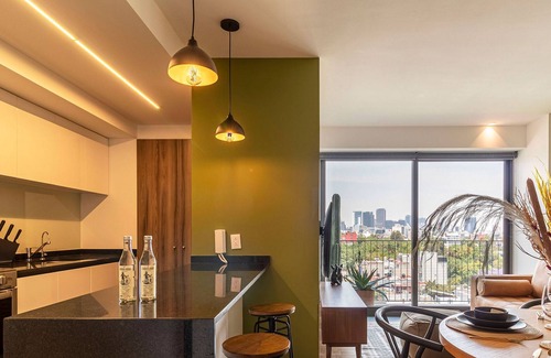 Hipodromo Condesa Apartment | Taman by Kukun Summar